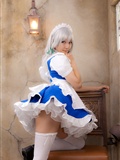 cosplay美女套图 c77 Sakuya Izayoi　白丝假发扮相(1)(64)